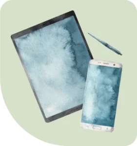 Tablet and Phone with Stylus