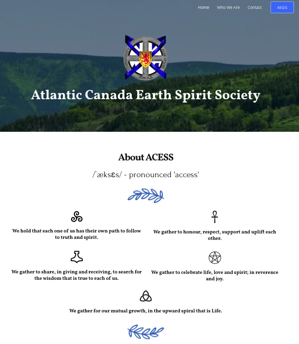 Atlantic Canada Earth Spirit Society